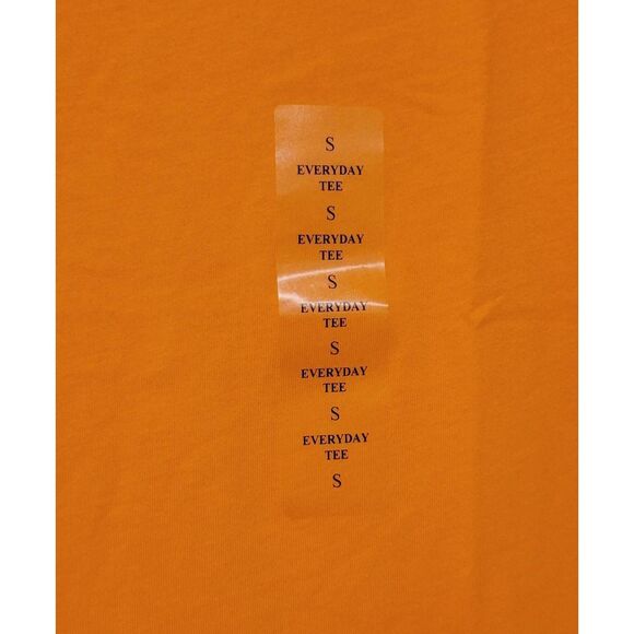 Coral Bay Womens Solid Horseshoe Short Sleeve Top Small Orange - Picture 7 of 10